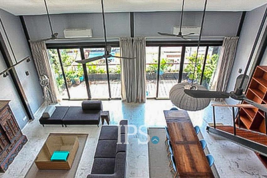 Renovated Duplex 4 Bedroom Apartment For Rent - Phsar Kandal 1, Phnom Penh