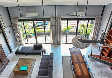 Renovated Duplex 4 Bedroom Apartment For Rent - Phsar Kandal 1, Phnom Penh thumbnail