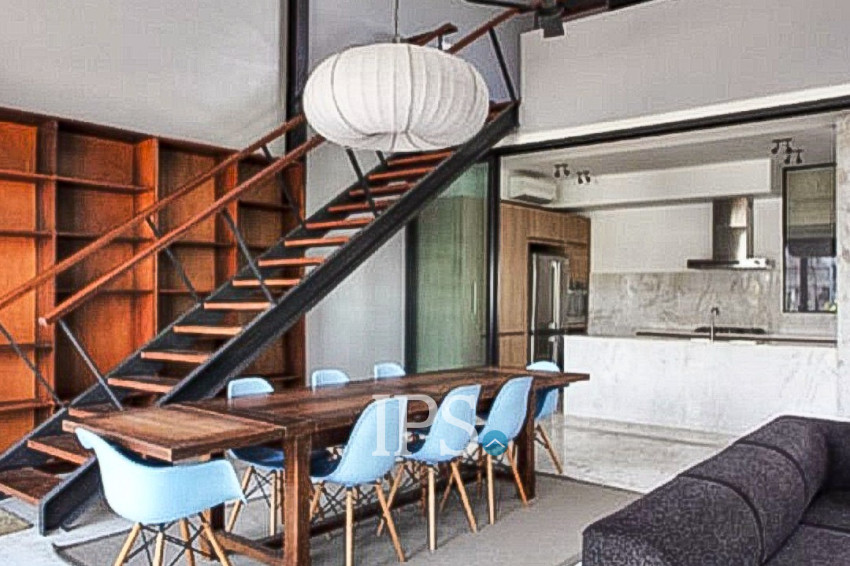 Renovated Duplex 4 Bedroom Apartment For Rent - Phsar Kandal 1, Phnom Penh