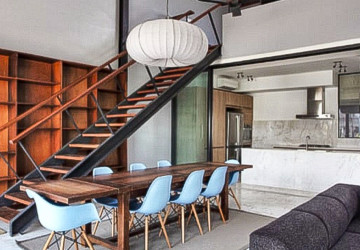 Renovated Duplex 4 Bedroom Apartment For Rent - Phsar Kandal 1, Phnom Penh thumbnail