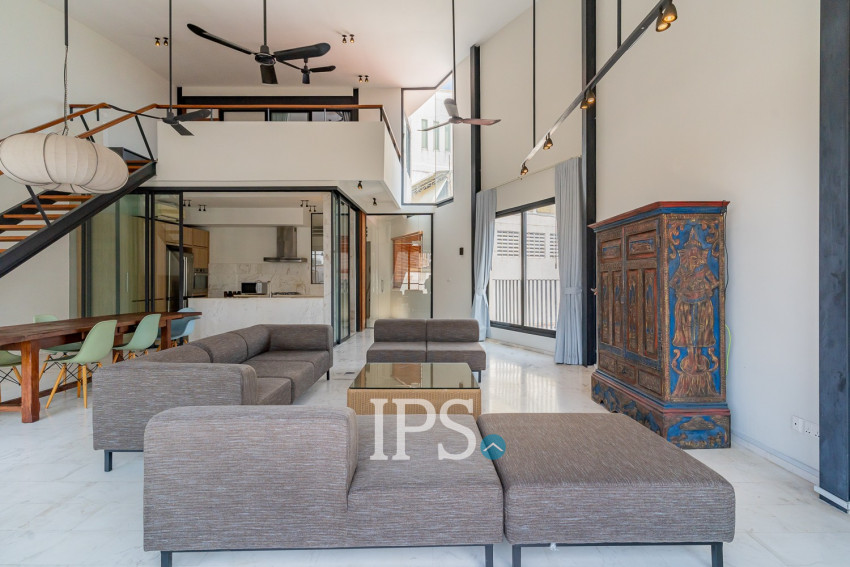 Renovated Duplex 4 Bedroom Apartment For Rent - Phsar Kandal 1, Phnom Penh