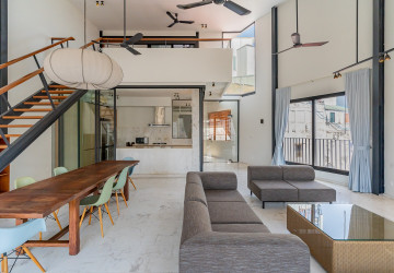 Renovated Duplex 4 Bedroom Apartment For Rent - Phsar Kandal 1, Phnom Penh thumbnail