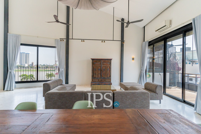 Renovated Duplex 4 Bedroom Apartment For Rent - Phsar Kandal 1, Phnom Penh