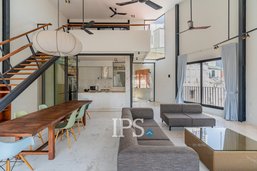 Renovated Duplex 4 Bedroom Apartment For Rent - Phsar Kandal 1, Phnom Penh