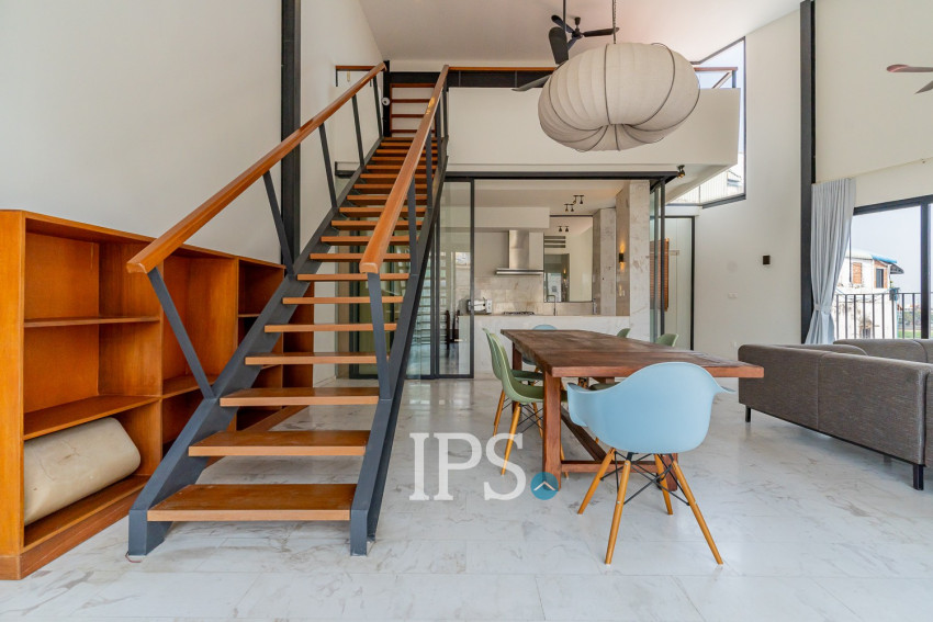 Renovated Duplex 4 Bedroom Apartment For Rent - Phsar Kandal 1, Phnom Penh