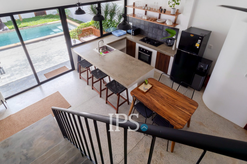 ផ្ទះវីឡា 2 បន្ទប់គេង សម្រាប់ជួល- សង្កាត់ស្វាយដង្គុំ, ក្រុងសៀមរាប