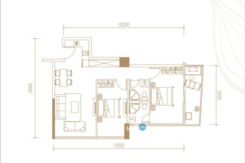 2 Bedroom Condo For Sale - Morgan EnMaison, Chroy Changvar, Phnom Penh