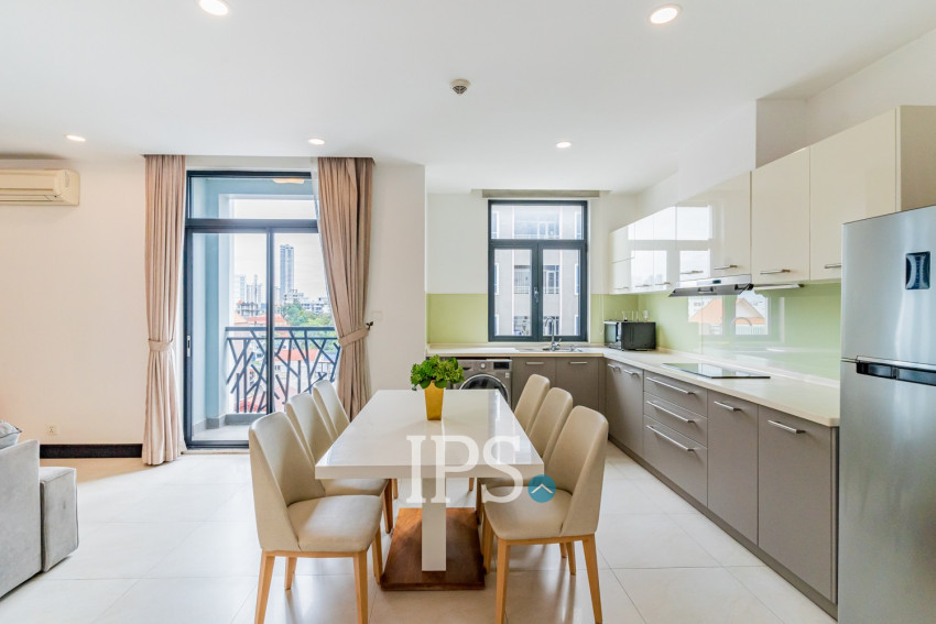 3 Bedroom Serviced Apartment For Rent - Wat Phnom, Phnom Penh
