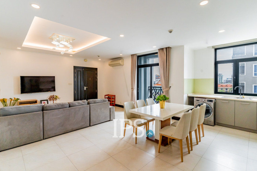 3 Bedroom Serviced Apartment For Rent - Wat Phnom, Phnom Penh