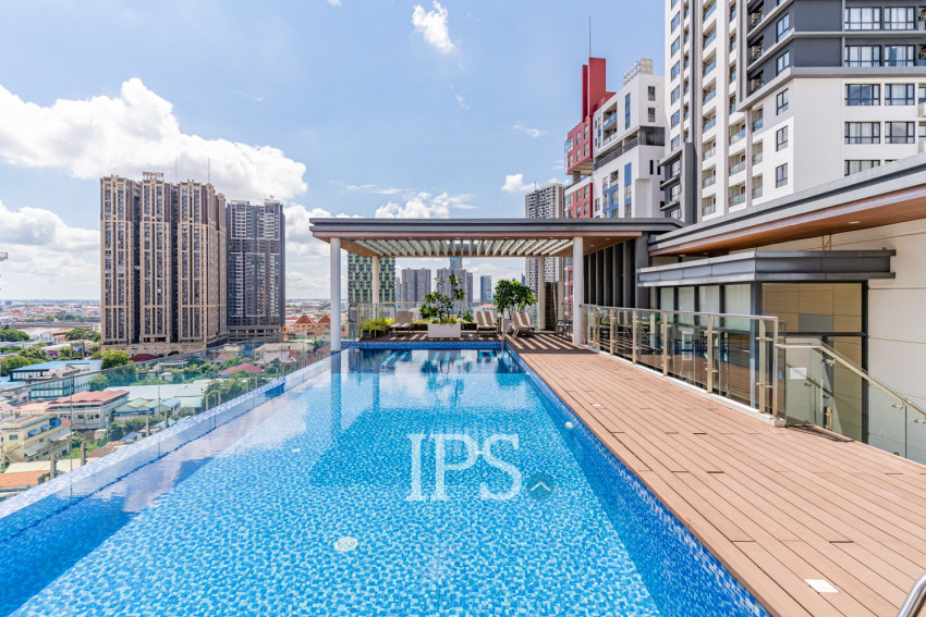 1 Bedroom Serviced Apartment For Rent - Tonle Bassac, Phnom Penh