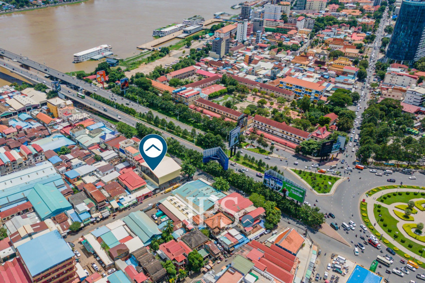 734 Sqm Commercial Land For Rent - Srah Chork, Phnom Penh