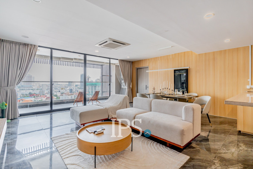 5 Bedroom Serviced Penthouse For Rent - Toul Kok, Phnom Penh