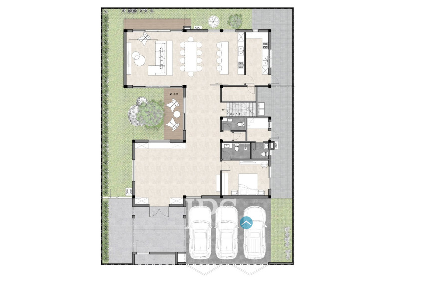 6 Bedroom Queen Villa For Sale  Mean Chey Residences, Cheung Aek, Phnom Penh