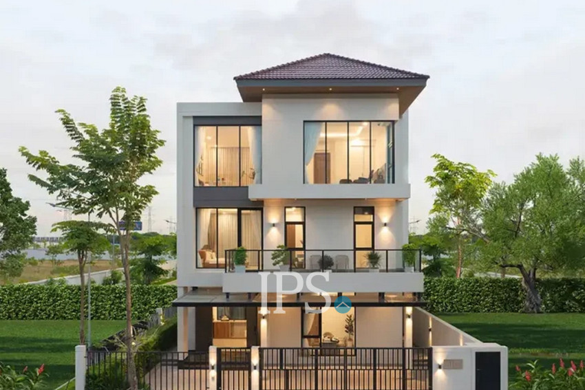 5 Bedroom Prince Villa For Sale  Mean Chey Residences, Cheung Aek, Phnom Penh