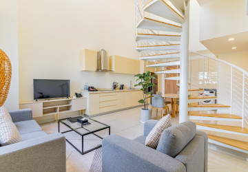 Duplex 2 Bedroom Serviced Apartment For Rent - Boeung Kak 1, Phnom Penh thumbnail