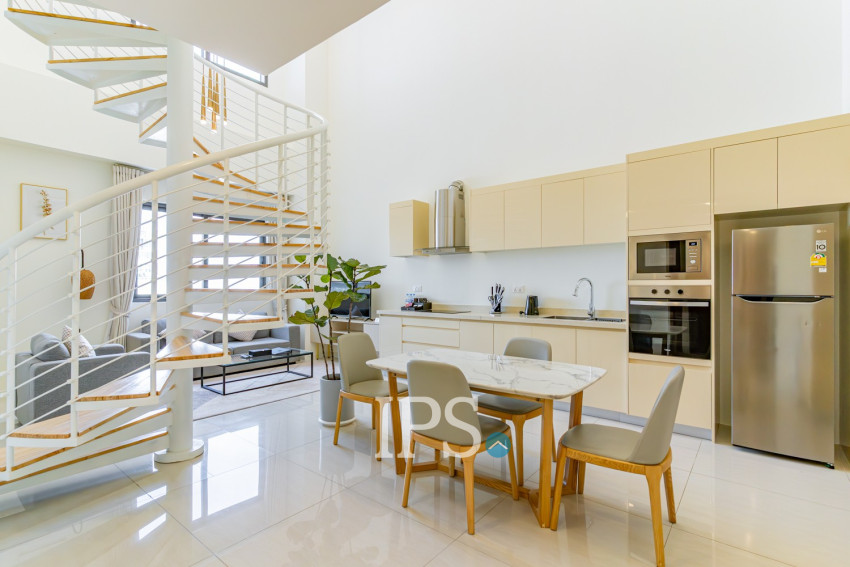 Duplex 2 Bedroom Serviced Apartment For Rent - Boeung Kak 1, Phnom Penh