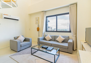 Duplex 2 Bedroom Serviced Apartment For Rent - Boeung Kak 1, Phnom Penh thumbnail