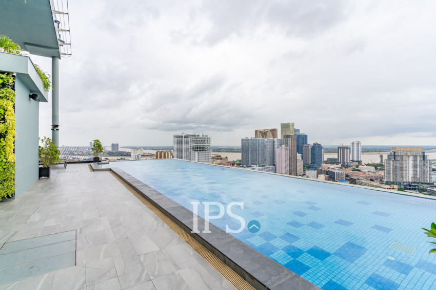 2 Bedroom Condo For Rent - The Penthouse Residence, Tonle Bassac, Phnom Penh