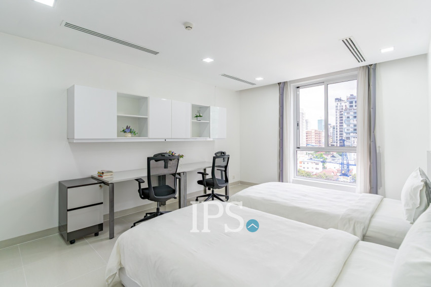 3 Bedroom Serviced Apartment For Rent - BKK1, Phnom Penh