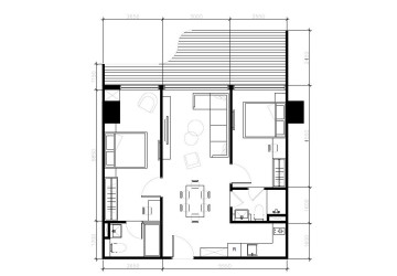 Luxury 2 Bedroom Condo For Sale  Ocean Diamond - Time Square 10, Otres Beach, Sihanoukville thumbnail