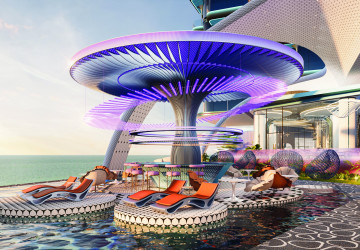 Golden 2 Bedroom Condo For Sale  Ocean Gold- Time Square 10, Otres Beach, Sihanoukville thumbnail