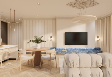 Golden 2 Bedroom Condo For Sale  Ocean Gold- Time Square 10, Otres Beach, Sihanoukville thumbnail