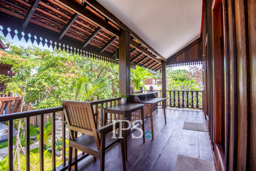 2 Bedroom Wooden House For Rent - Sala Kamreuk, Siem Reap