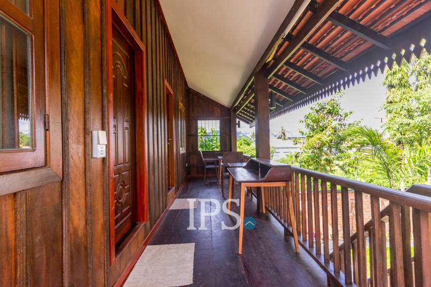 2 Bedroom Wooden House For Rent - Sala Kamreuk, Siem Reap