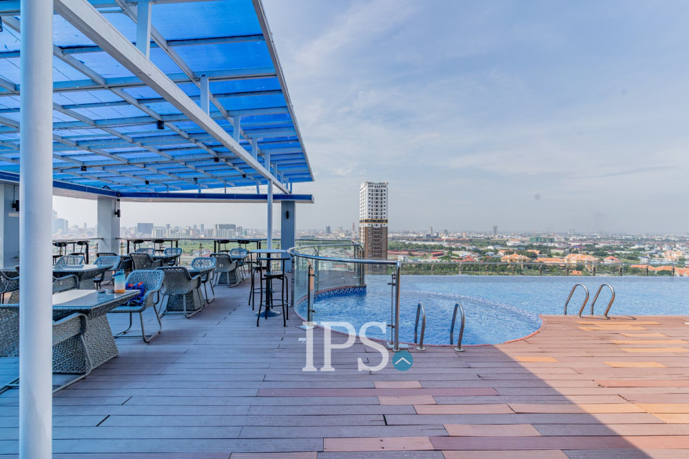 11th Floor 1 Bedroom Condo For Sale - Vista Condominium, Toul Sangke, Phnom Penh - Image 18