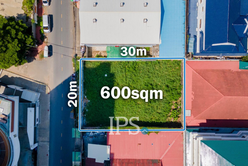 600 Sqm Commercial Land For Rent - Boeung Kak 1, Phnom Penh