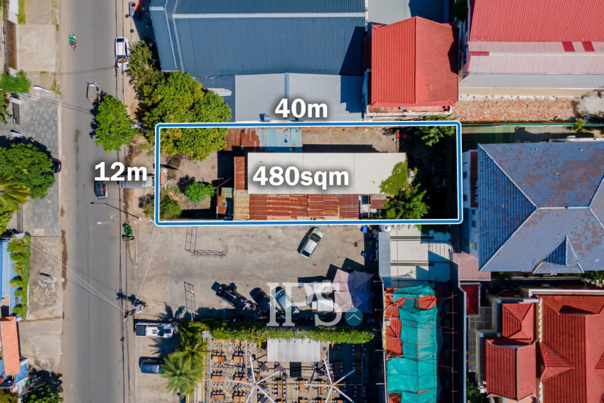 480 Sqm Commercial Land For Rent - Boeung Kak 1, Phnom Penh