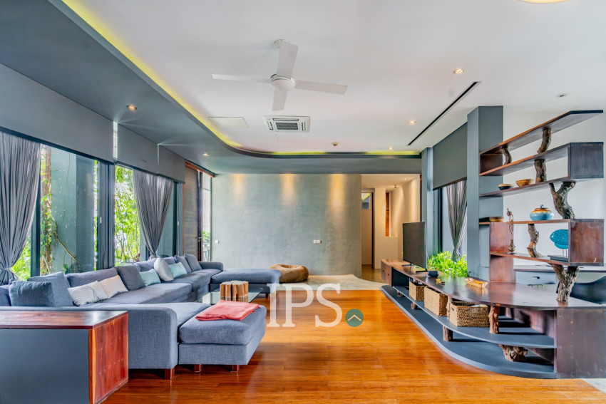 3 Bedroom Serviced Apartment For Rent - Tonle Bassac, Phnom Penh