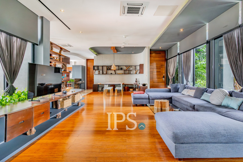 3 Bedroom Serviced Apartment For Rent - Tonle Bassac, Phnom Penh