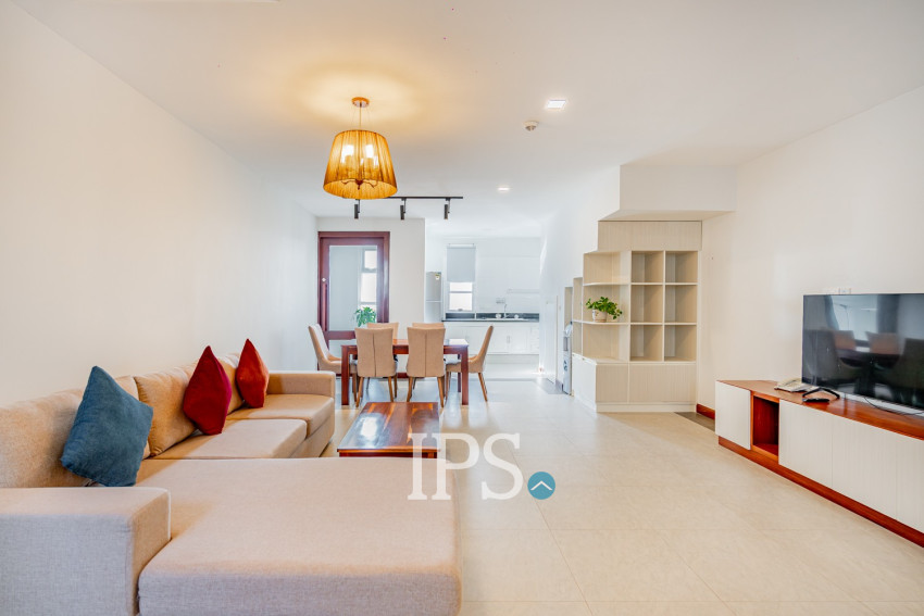 3 Bedroom Serviced Apartment For Rent - Tonle Bassac, Phnom Penh
