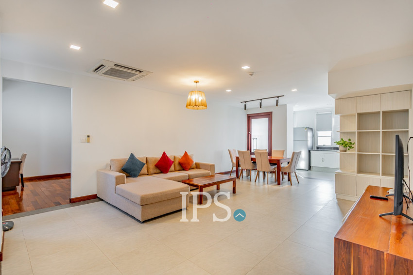 3 Bedroom Serviced Apartment For Rent - Tonle Bassac, Phnom Penh