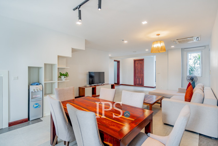 3 Bedroom Serviced Apartment For Rent - Tonle Bassac, Phnom Penh
