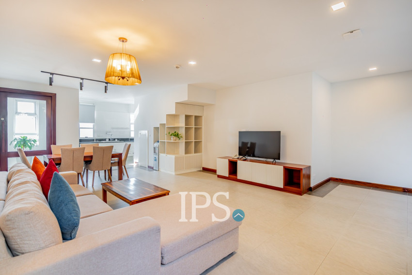 3 Bedroom Serviced Apartment For Rent - Tonle Bassac, Phnom Penh