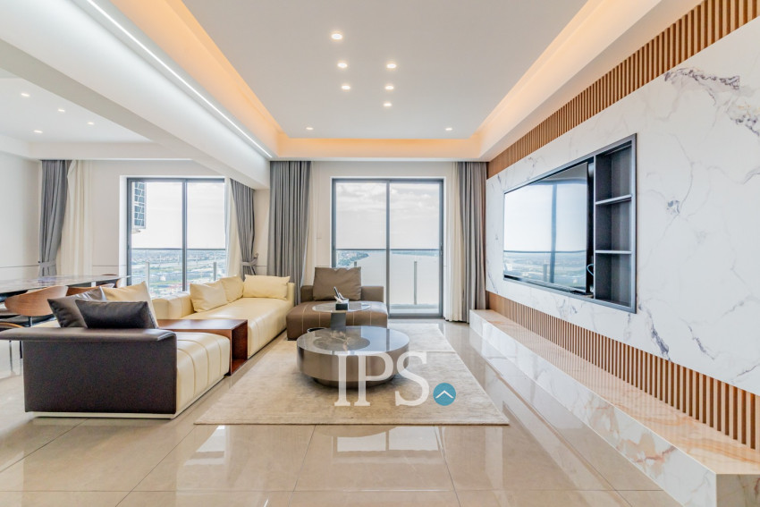 3 Bedroom Penthouse For Rent - Morgan Enmaison, Chroy Changvar, Phnom Penh