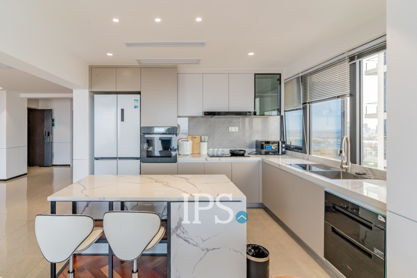 3 Bedroom Penthouse For Rent - Morgan Enmaison, Chroy Changvar, Phnom Penh