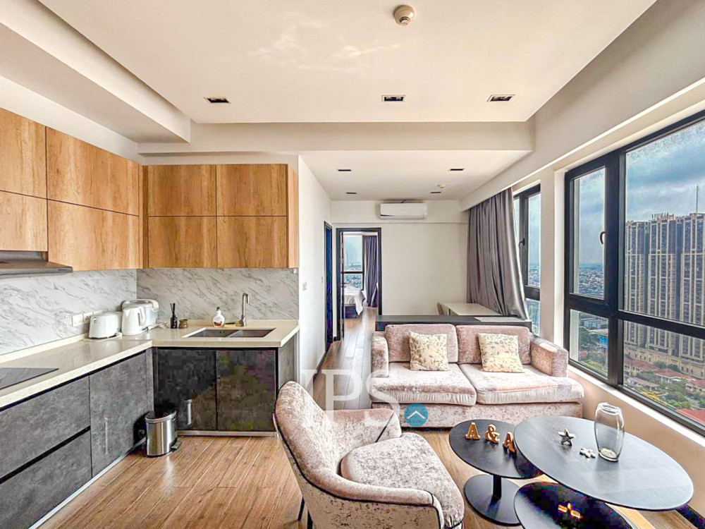 27th Floor 1 Bedroom Condo For Sale - Skylar, Tonle Bassac, Phnom Penh - Image 2 27th Floor 1 Bedroom Condo For Sale - Skylar, Tonle Bassac, Phnom Penh - Image 2