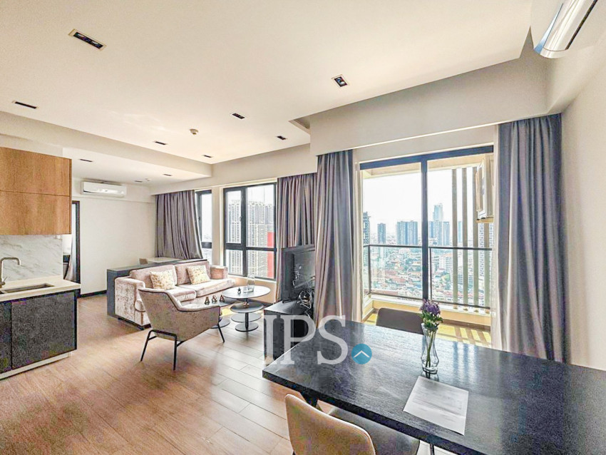 27th Floor 1 Bedroom Condo For Sale - Skylar, Tonle Bassac, Phnom Penh