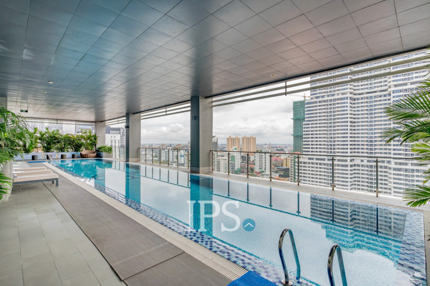 2 Bedroom Serviced Apartment For Rent - BKK1, Phnom Penh