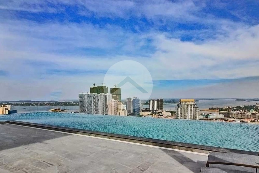25th Floor Duplex 3 Bedroom Condo For Sale - The Penthouse Residence, Tonle Bassac, Phnom Penh