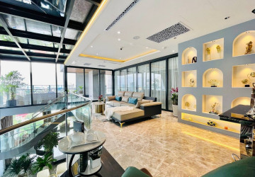 25th Floor Duplex 3 Bedroom Condo For Sale - The Penthouse Residence, Tonle Bassac, Phnom Penh thumbnail