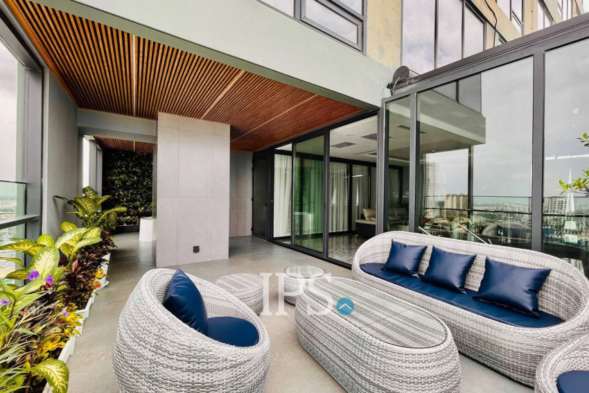 36th Floor Penthouse 4 Bedroom Condo For Sale - The Penthouse, Tonle Bassac, Phnom Penh