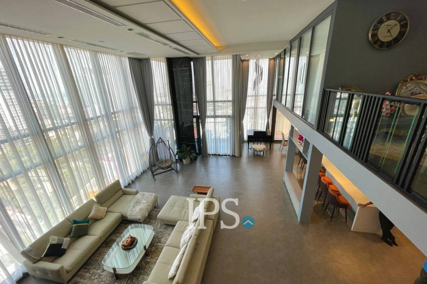 36th Floor Penthouse 4 Bedroom Condo For Sale - The Penthouse, Tonle Bassac, Phnom Penh