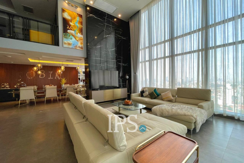 36th Floor Penthouse 4 Bedroom Condo For Sale - The Penthouse, Tonle Bassac, Phnom Penh