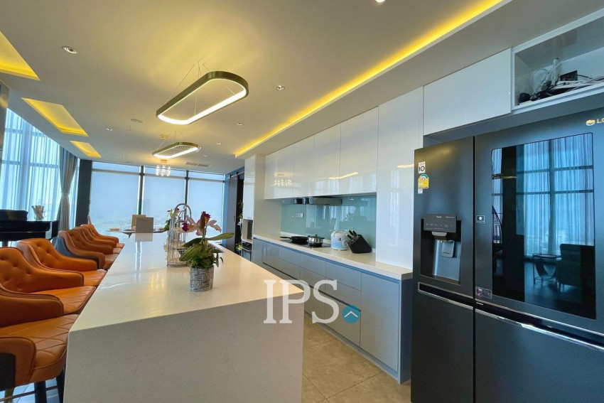 36th Floor Penthouse 4 Bedroom Condo For Sale - The Penthouse, Tonle Bassac, Phnom Penh