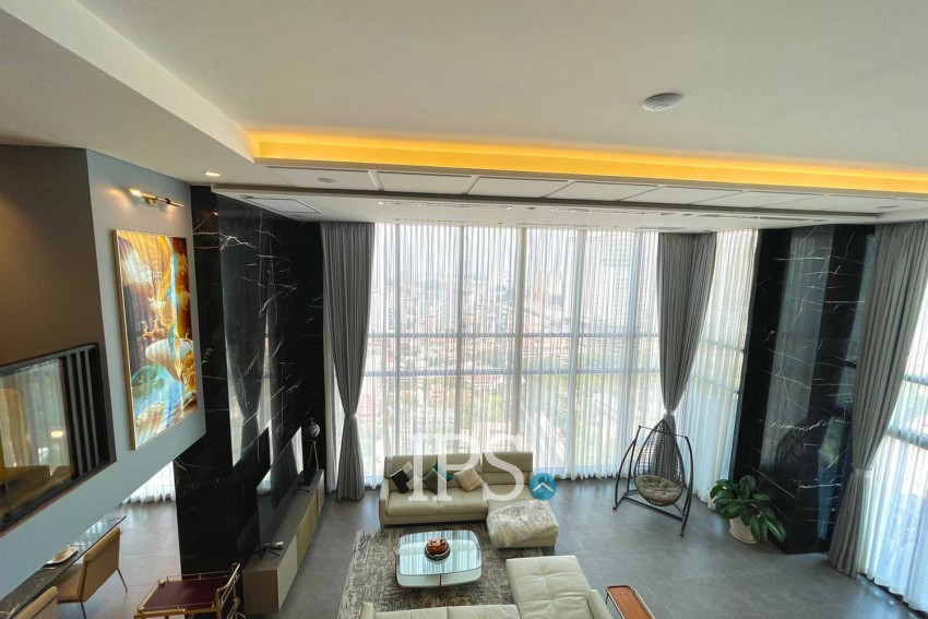 36th Floor Penthouse 4 Bedroom Condo For Sale - The Penthouse, Tonle Bassac, Phnom Penh