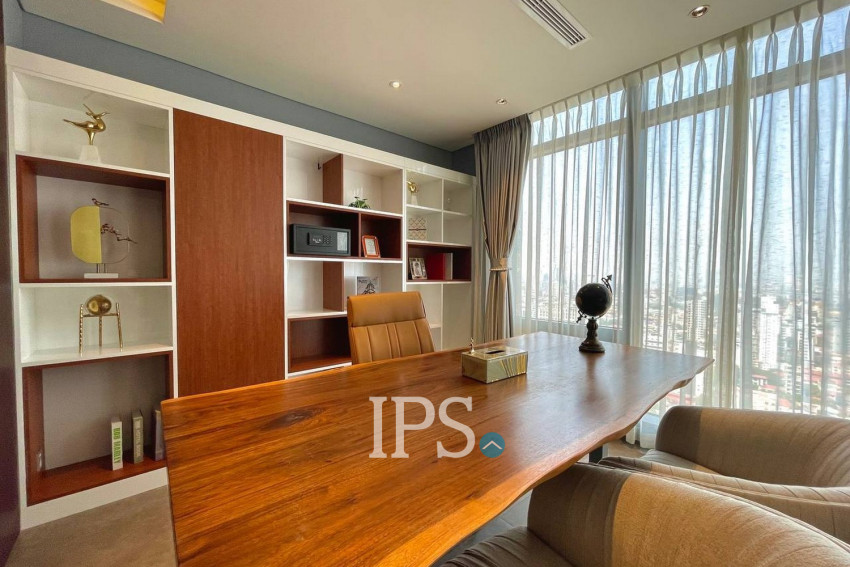36th Floor Penthouse 4 Bedroom Condo For Sale - The Penthouse, Tonle Bassac, Phnom Penh